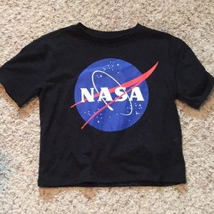 Black NASA T-shirt